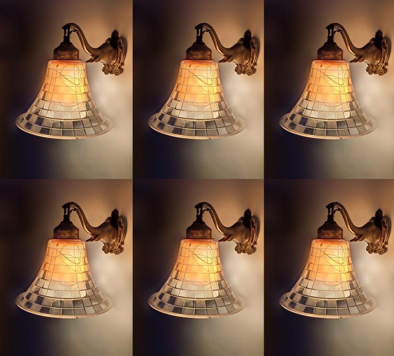Shina Swing Arm Wall Light Wall Lamp Without Bulb  (Pack of 6)