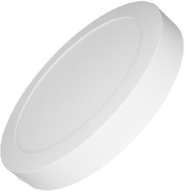 A-Mart 22 Watt Round LED Surface Light (Warm White(Yellow), Pack-1) Recessed Ceiling Lamp  (White)