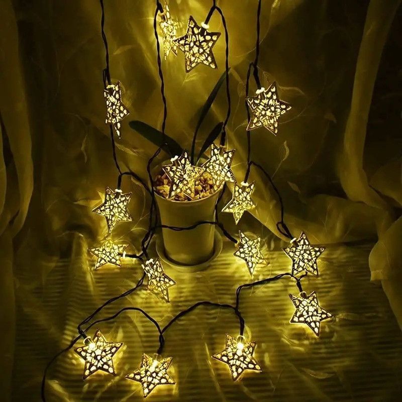 Gonsgadapp 10 LEDs 3 m Yellow Rice Lights  (Pack of 1)