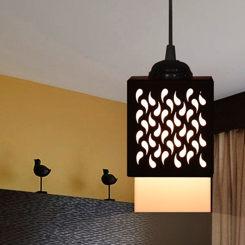 Xaviour Xaviour Wooden Hanging Lamp Style Hanging Lamp Pendants Pendants Ceiling Lamp  (Black)