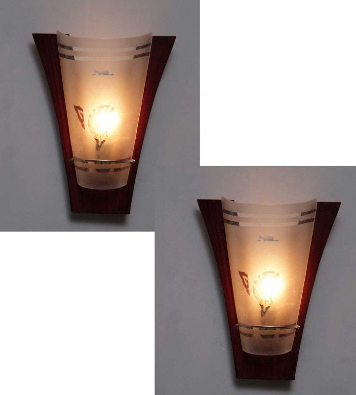 Areezo Uplight Wall Lamp Without Bulb  (Pack of 2)