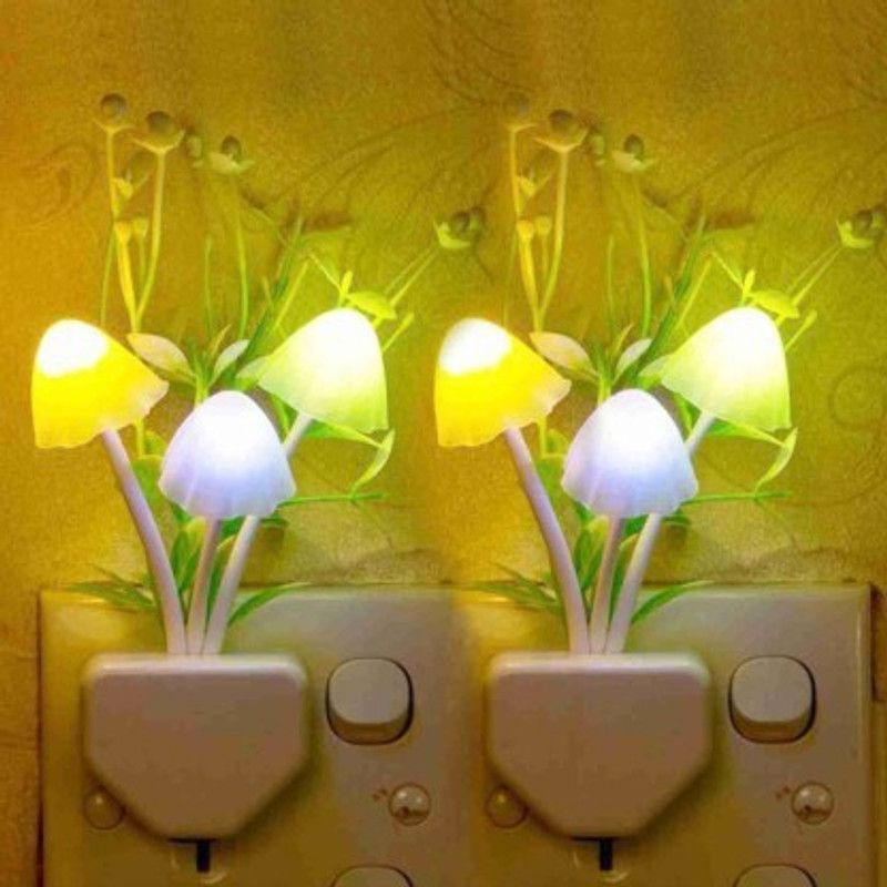 Mushroom Sensor Night Lamp Night Lamp Night Lamp  (8.5 cm, MULTICOLOR)