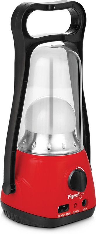 Pigeon Lumino 360 Degree Emergency LED Lamp 50 hrs Lantern Emergency Light  (Red)