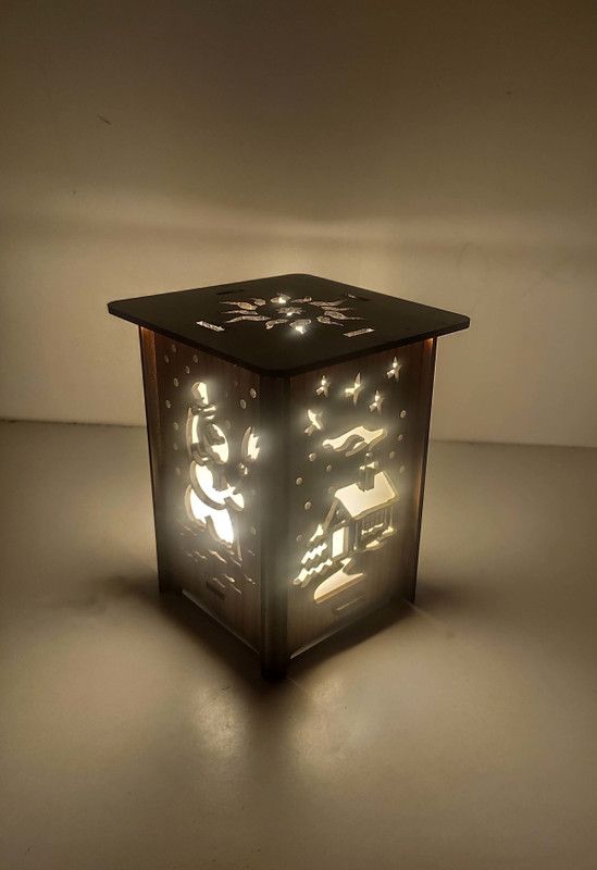 TL-Home Table Lamp  (14 cm, Brown)