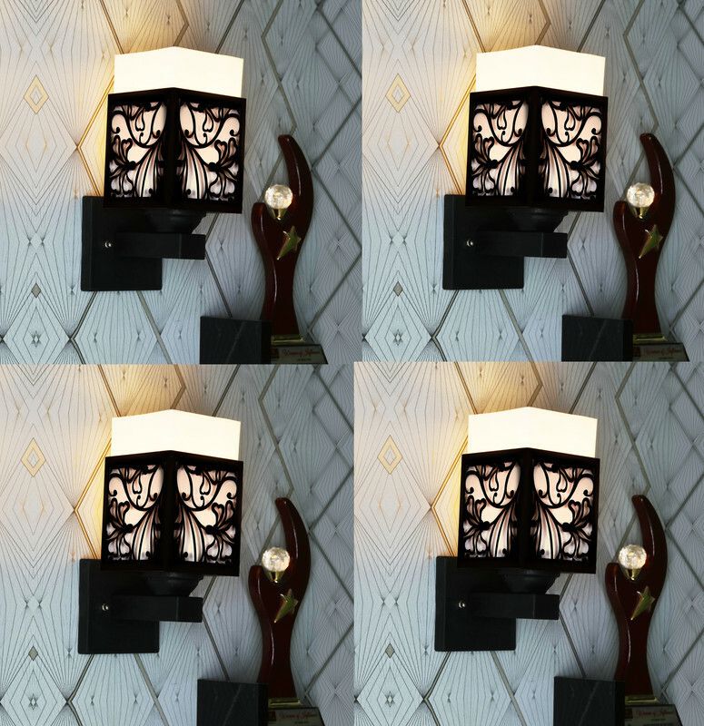 LK store Uplight Wall Lamp Without Bulb  (Pack of 4)