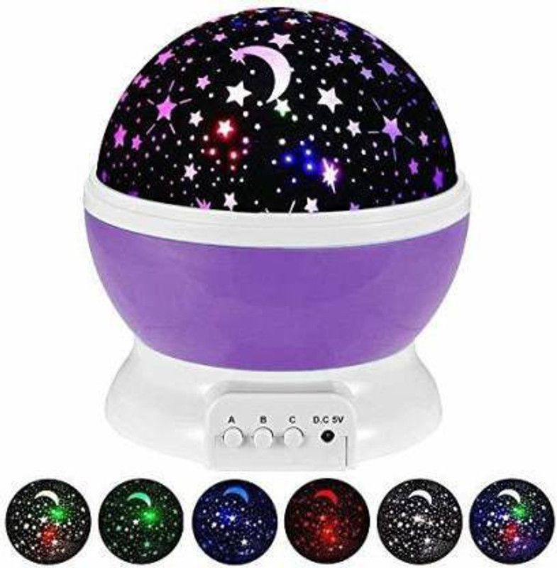 Mahadev Retail Shop Star Master Night Light Projecto Night Lamp  (12 cm, Multicolor)