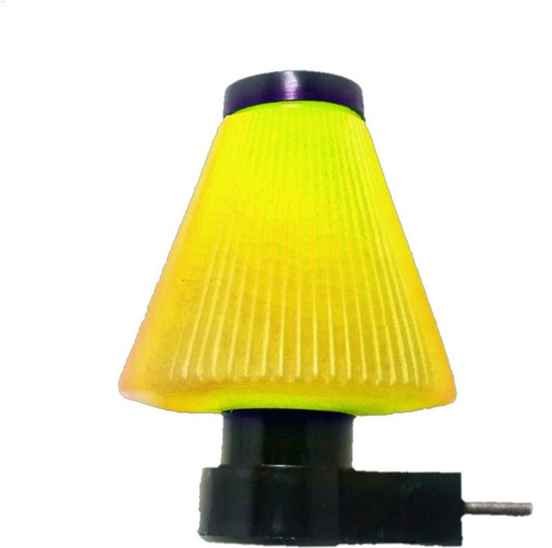 Sanhan Plug & Play Energy Saving Night Lamp 0.5w Night Light yellow colour for bedroom Night Lamp  (10 cm, Yellow)