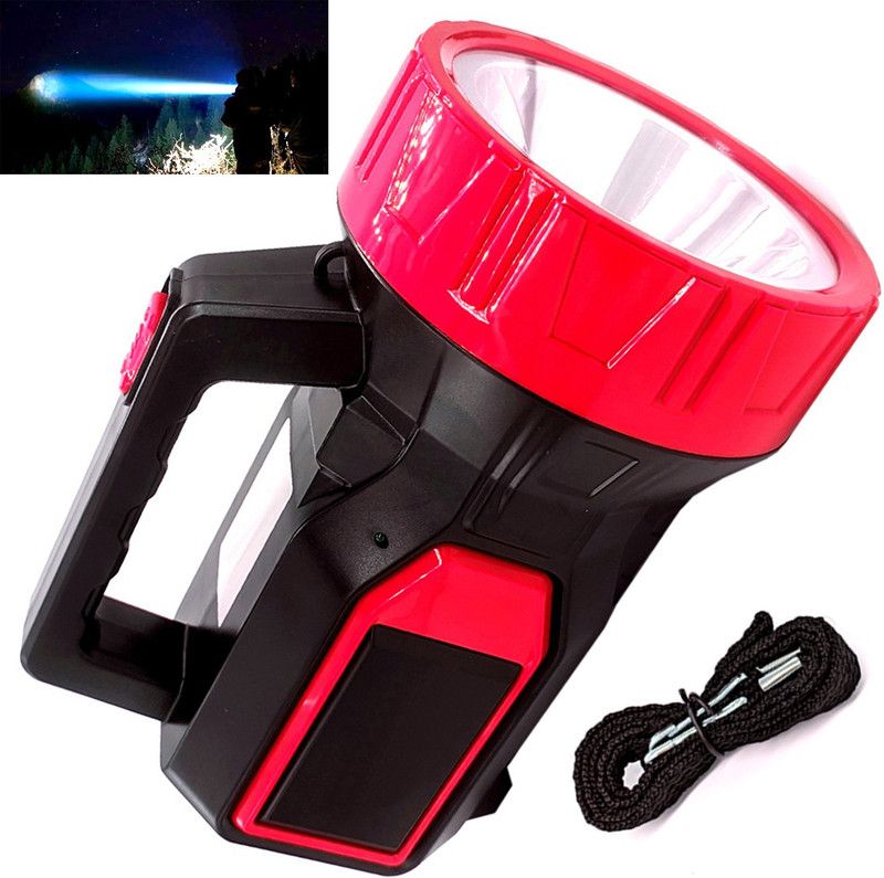 1300 Meter Range Long Beam 3 Mode Torch Waterproof LED 75W Flashlight 265 Torch  (Multicolor : Rechargeable)