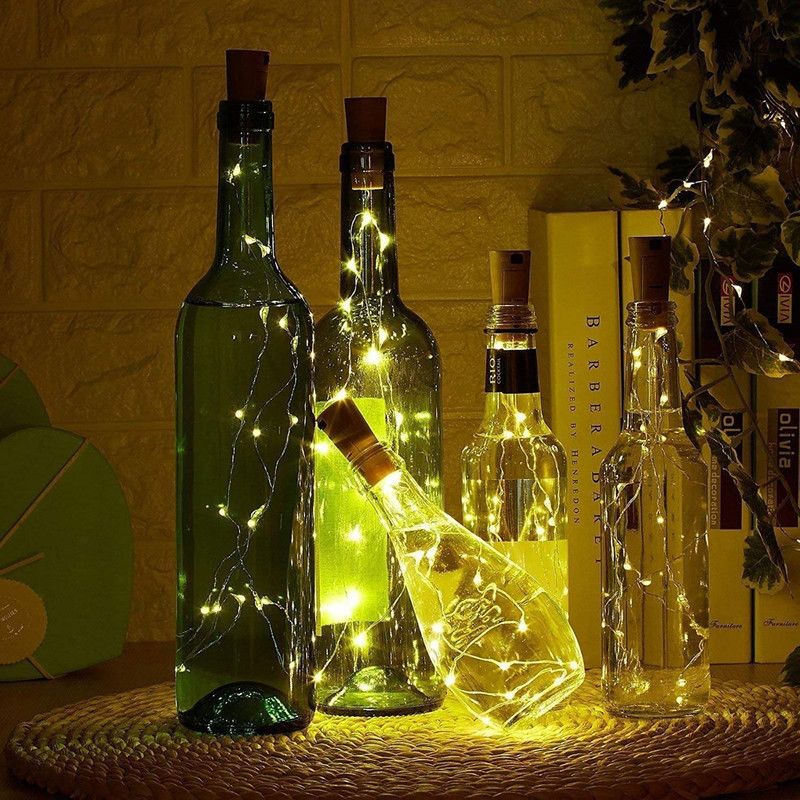 addyshop 20 LEDs 1.98 m Yellow Rice Lights  (Pack of 10)