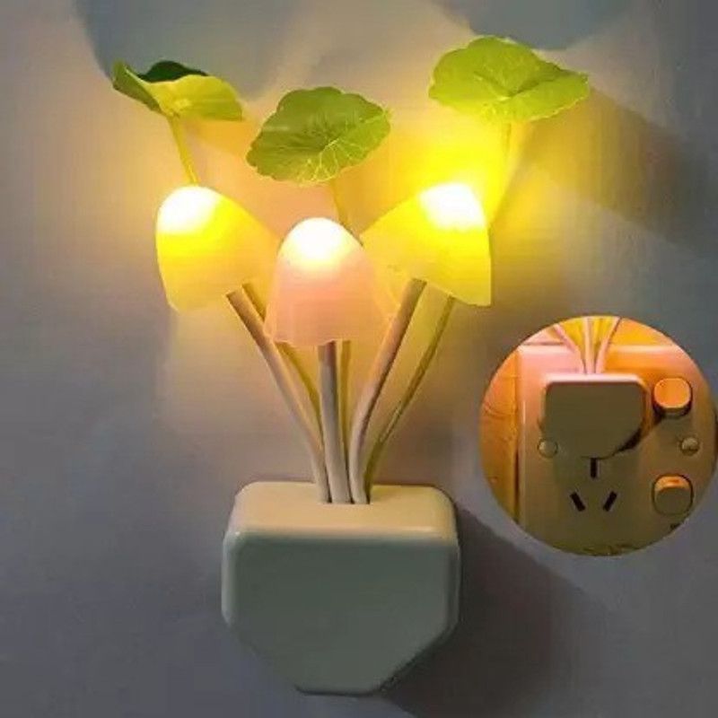 ALORNIS Mushroom lamp switch board lmp 005 Night Lamp Night Lamp  (15 cm, Multicolor)