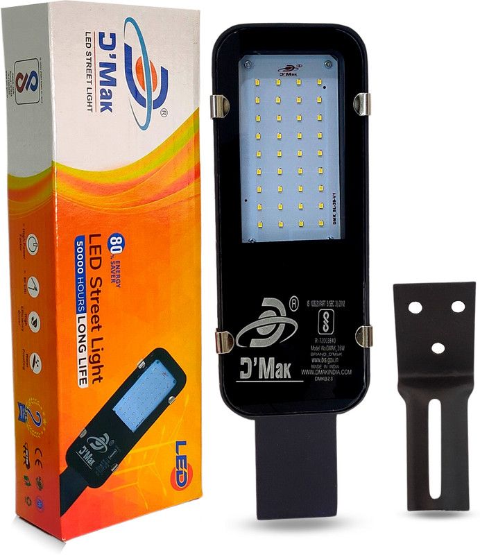 D'Mak D’Mak™24W Waterproof LED Street Light Road Outdoor Industrial White Flood Light Outdoor Lamp  (White)