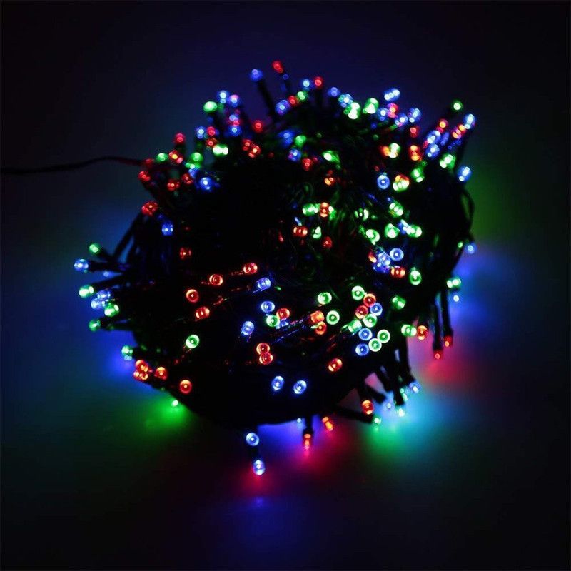 Natation 50 LEDs 3.99 m Multicolor Rice Lights  (Pack of 1)