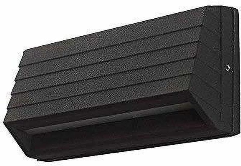 SPARC LIGHTS 4W LED Outdoor Exterior Wall Step Up Down Light Fixture Lamp, Warm White Post Light Outdoor Lamp  (Black)