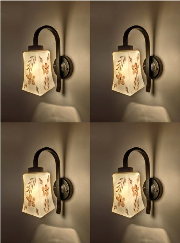 PR Group Uplight Wall Lamp Without Bulb  (Pack of 4)