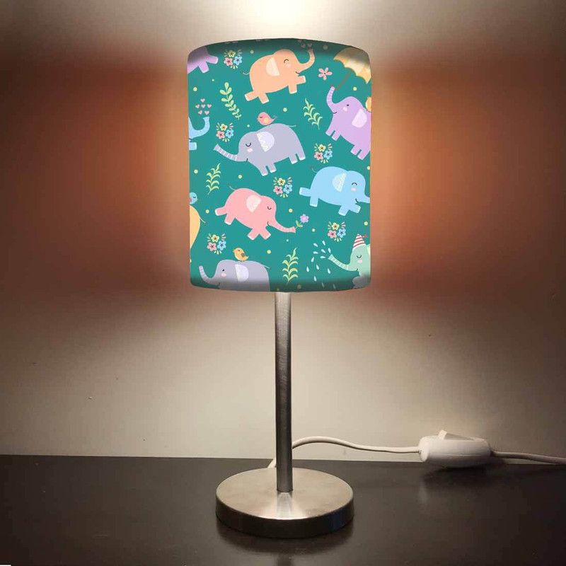 Nutcase SHY ELEPHANT Night Lamp  (33.02 cm, Multicolor)