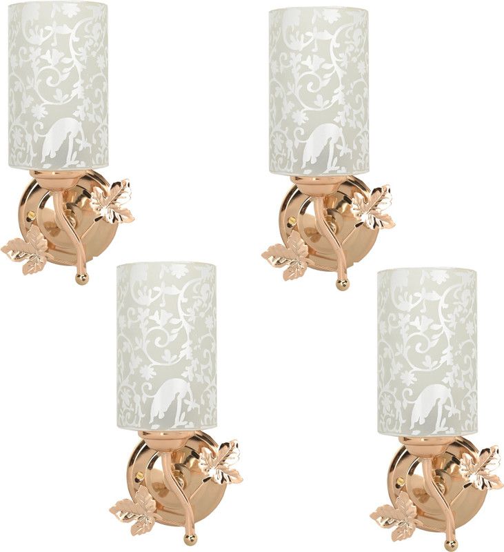 Verma Uplight Wall Lamp Without Bulb  (Pack of 4)