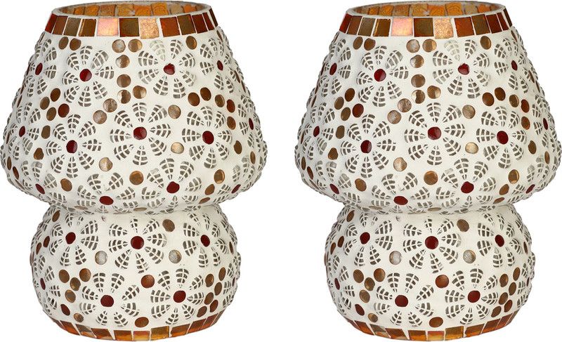 AFAST AFAST Multicolor Hand Decorative Designer Table Lamp BZ0057 Table Lamp  (14 cm, Multicolor)
