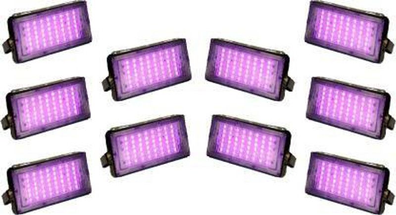 spark world Bricks Light Pink-10 Flood Light Outdoor Lamp  (Pink)