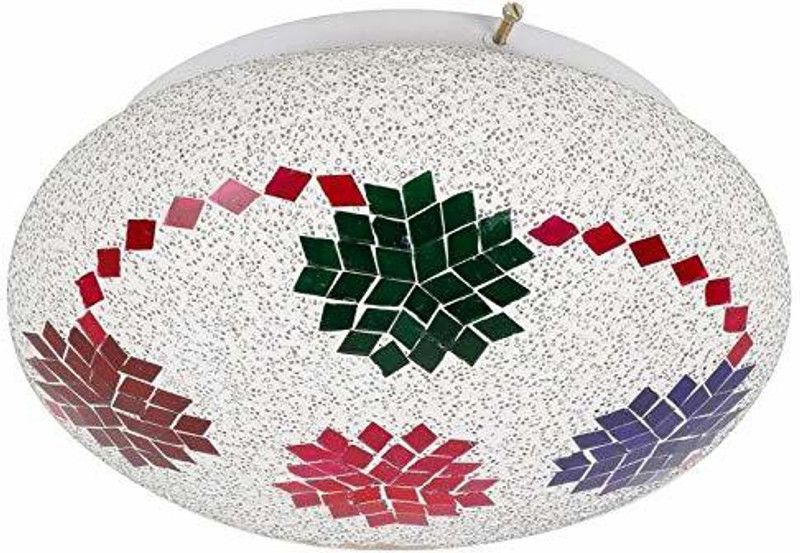 Adhya new decorative mosiac design pendant ceiling lamp Pendants Ceiling Lamp  (Multicolor)