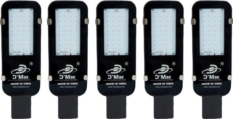 Happy Selling Street Light for Outdoor Purposes ( White, Pack of 5) Flood Light Outdoor Lamp  (White)