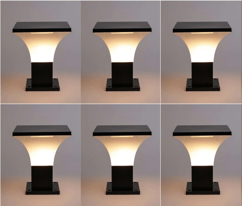 Shina LZ-Dilwale-PO6 Gate Light Outdoor Lamp  (Black)