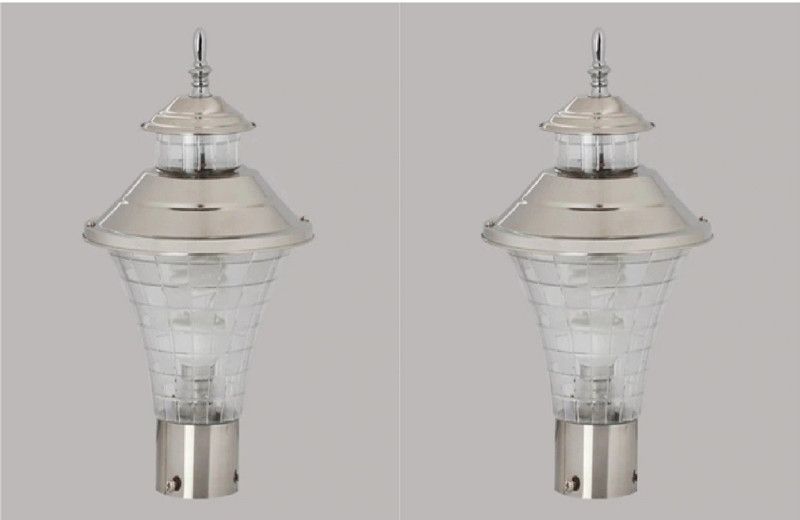 Shina LZ-Jalwaa_Mini-PO2 Gate Light Outdoor Lamp  (Silver)