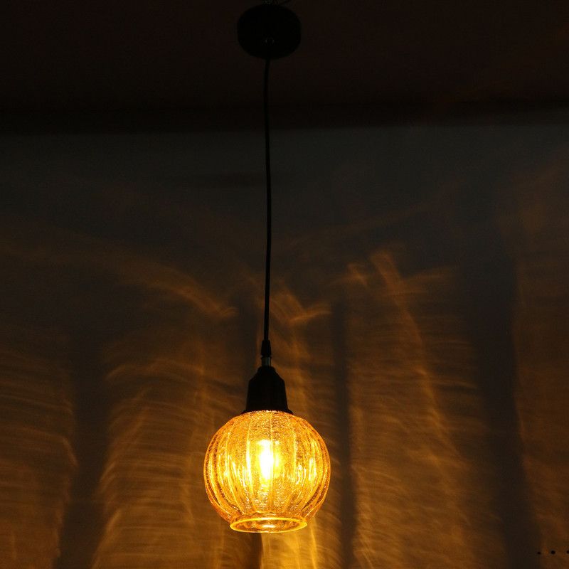 AFAST Designer Pendent Hanging Ceiling Lamp VG06 Pendants Ceiling Lamp  (Yellow)