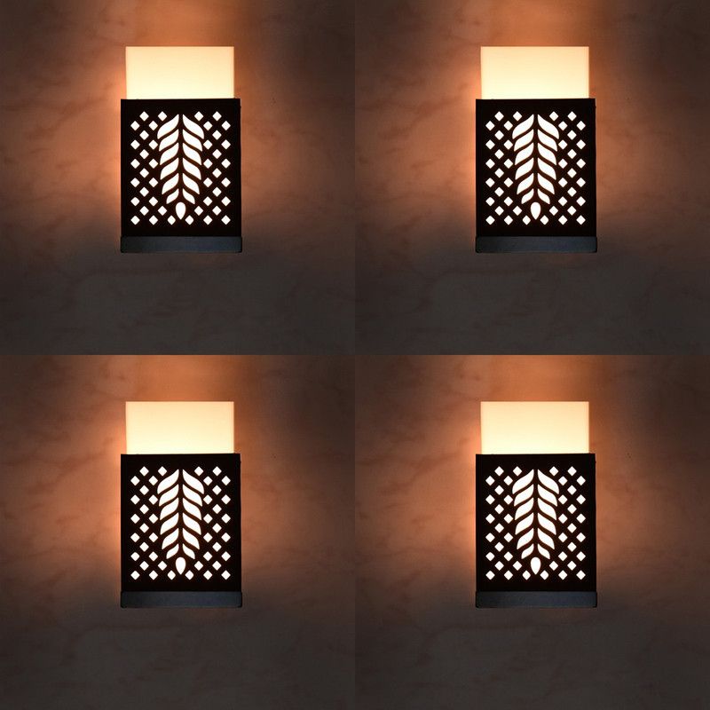 Xaviour Uplight Wall Lamp Without Bulb  (Pack of 4)