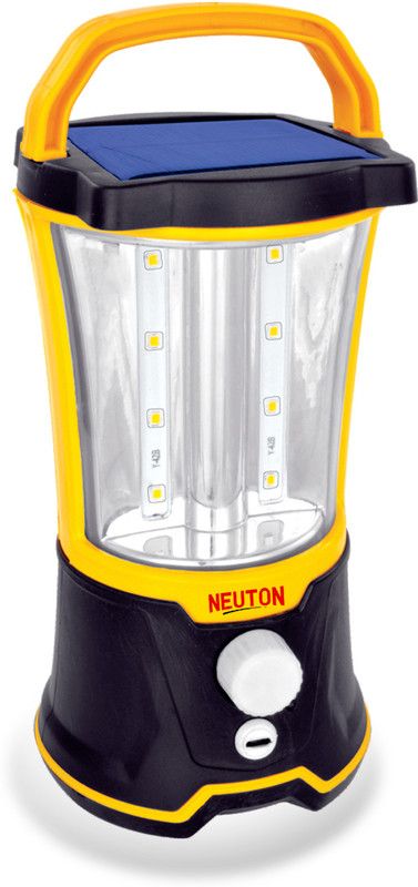 NEUTON Rechargeable Desk/Study Lamp, On/Off Switch with 4 Modes of Light with Solar, Night Lamp  (22 cm, Yellow)