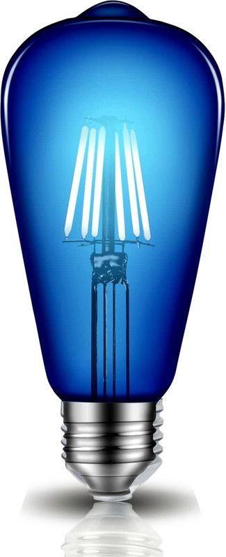 4 W Decorative E26, E27 LED Bulb  (Blue)