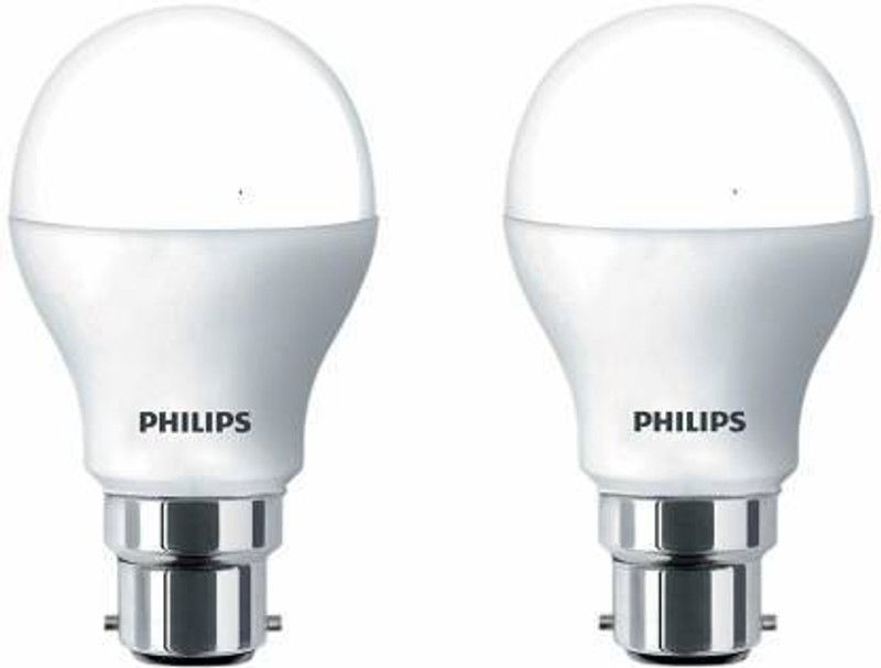 PHILIPS 9 W Standard B22 LED Bulb  (White, Pack of 48)