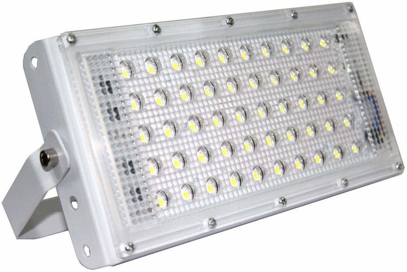 Ever Forever 50 Watts IP 66 Flood Light White Flood Light Outdoor Lamp  (White)