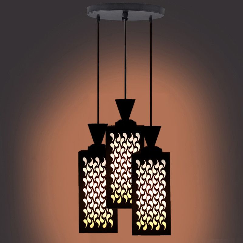 Cokey Pendants Ceiling Lamp  (Black, White)