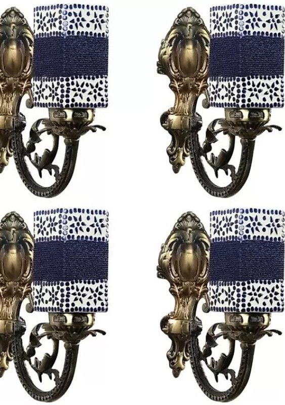 Guptas decore Uplight Wall Lamp Without Bulb  (Pack of 4)