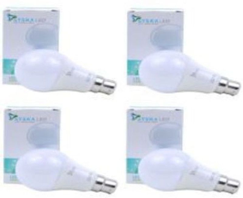 Syska 5 W Round B22 LED Bulb  (White, Pack of 4)