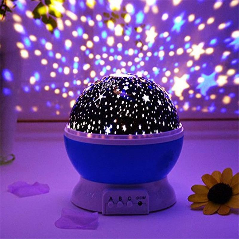 UZAN Star Master Colorful Romantic LED Cosmos Sky Starry Moon Beauty Night Projector Night Lamp  (14.7 cm, no)