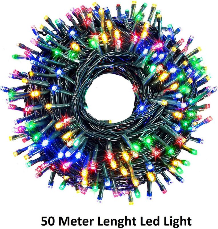 spark world 200 LEDs 45 m Multicolor Rice Lights  (Pack of 1)