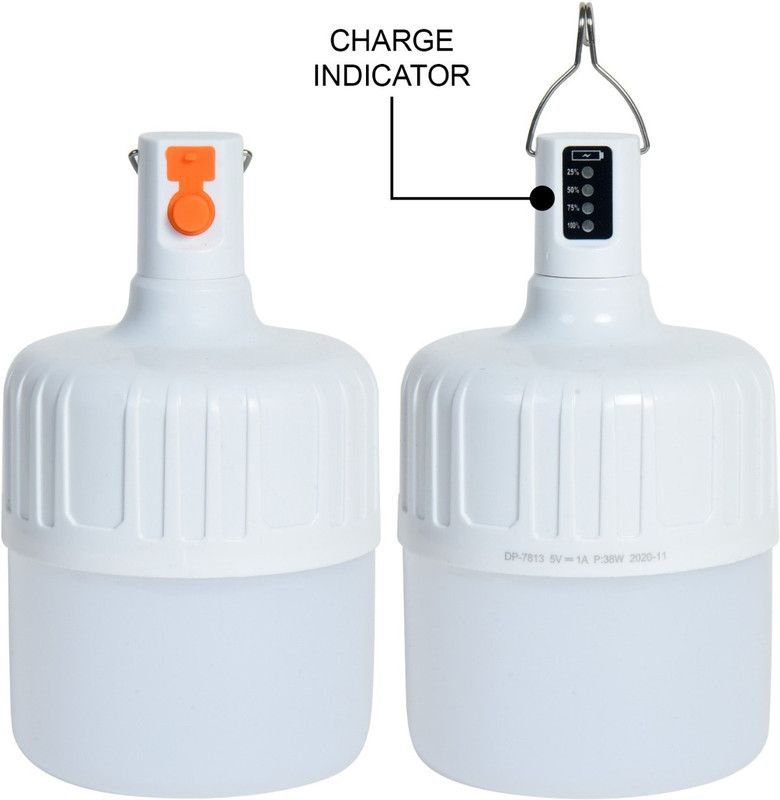 Anushmeet Emergency Light For Home And Kitchen With HI Bright 3 Mood change 10 hrs Bulb Emergency Light  (White)