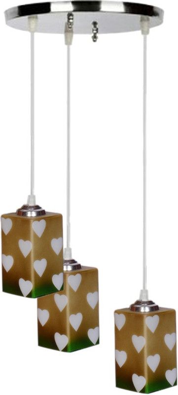 Somil Trebly Pendants Ceiling Lamp  (Brown, White)