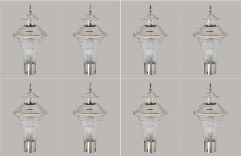 Shina LZ-Jalwaa_Mini-PO8 Gate Light Outdoor Lamp  (Silver)