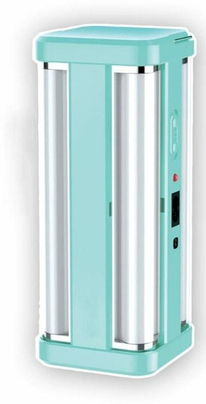 HASRU RECHARGEABLE 4 TUBE EMERGENCY LIGHT WITH DAUL FUNCTION 8 hrs Lantern Emergency Light  (Green)
