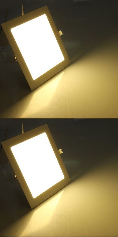 D'Mak 22 Watt Square LED Warm White (Yellow) Conceal Light Pack of 2 Recessed Ceiling Lamp  (Yellow)