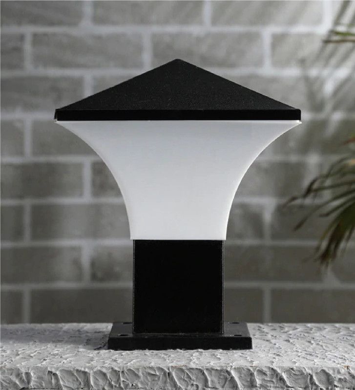 Shina LZ-Fentam Gate Light Outdoor Lamp  (Black, White)