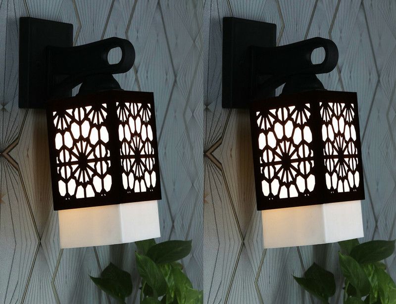 R.T.Traders Pendant Wall Lamp Without Bulb  (Pack of 2)