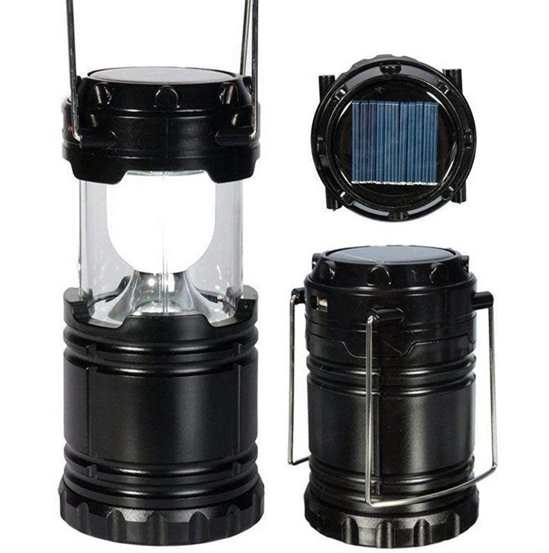 Pitambara Solar Lights Portable Light Lamp Emergency Lantern Lantern Emergency Light 4 hrs Lantern Emergency Light  (Black)