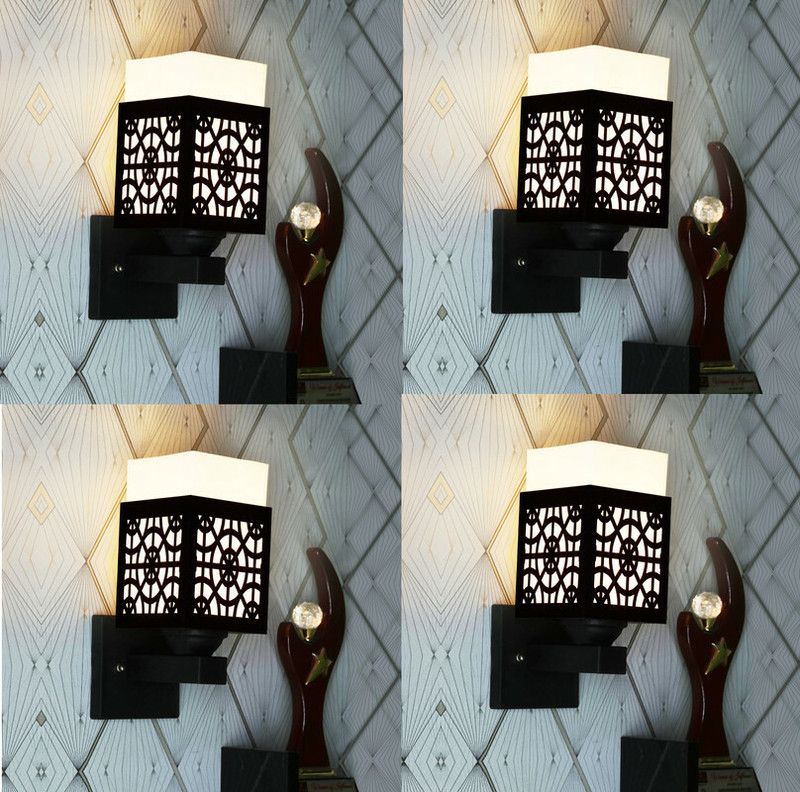GENIUS ARS Uplight Wall Lamp Without Bulb  (Pack of 4)