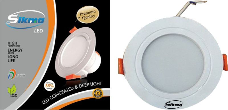 SIKMA Joy body Recessed Ceiling Lamp  (White)