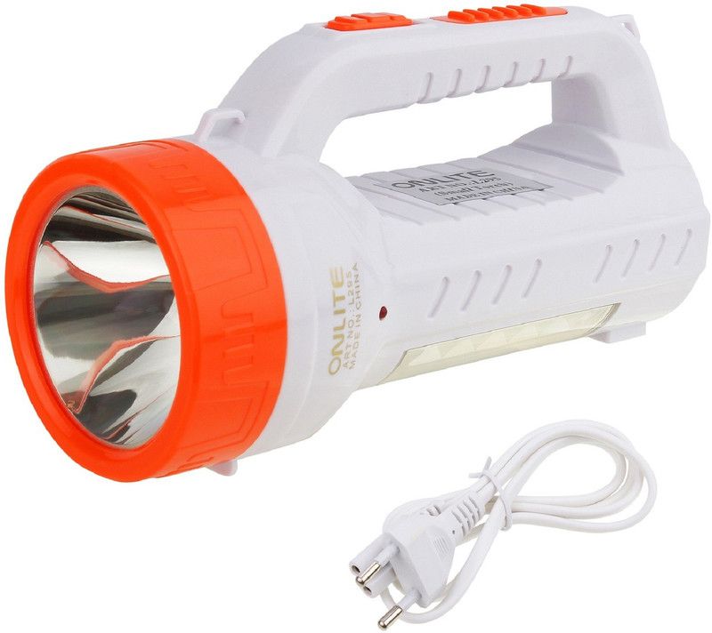 GREEN AGRITECH ol 295 Torch  (White, 15 cm, Rechargeable)