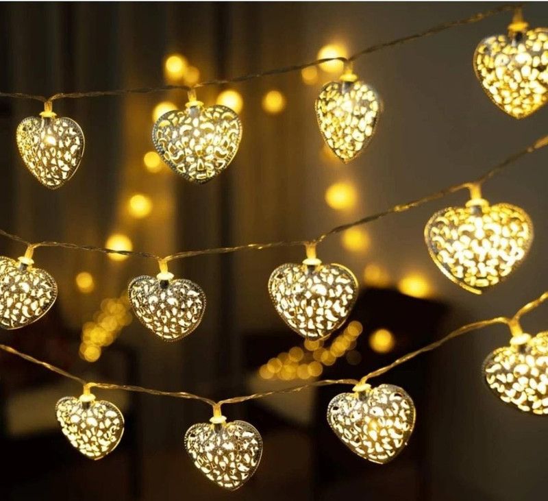 Vaarin 14 LEDs 3.7 m Gold Rice Lights  (Pack of 1)