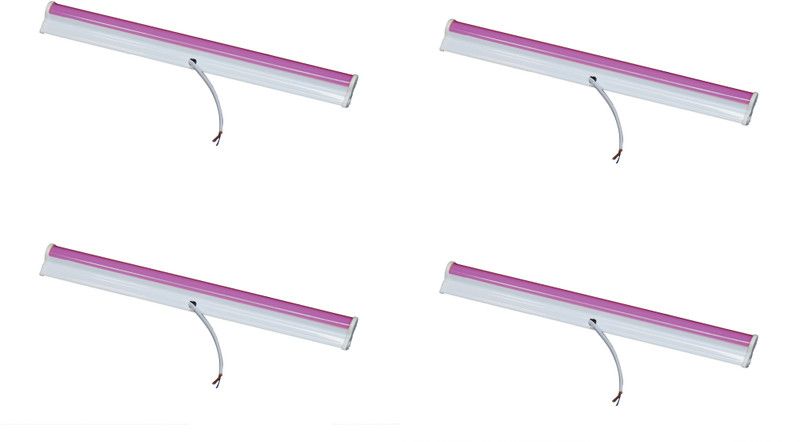 D'Mak 5 Watt 1 foot Pink LED Tube Light T5 for Decoration (Pack of 4) Straight Linear LED Tube Light  (White, Pack of 2)